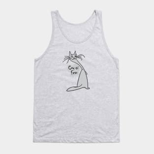 Street cat Tank Top